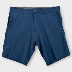 Tapa Threads Shorts Mens 38 Navy Stretch Hybrid Surf Casual Lightweight NWT